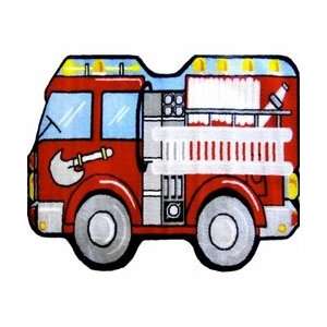 Fun Time Shape Collection Fire Engine Rug FTS 108  