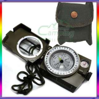 New Pocket Olive Drab Military Lensatic Hiking Camping Compass  