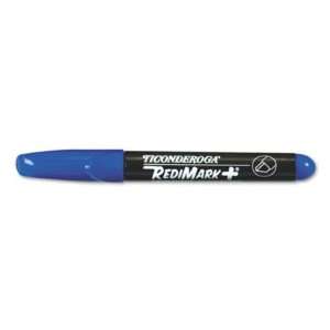  REDIMARK Permanent Marker, Chisel Point, Blue Ink 