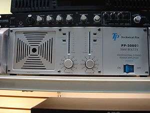 TECHNICAL PRO PP 3000S   PROFESSIONAL POWER AMPLIFIER *DISPLAY MODEL 