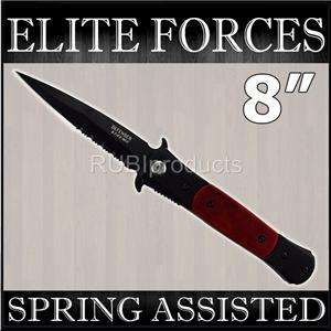   Forces Tactical Aluminum Handle Spring Assisted Knife PK62  