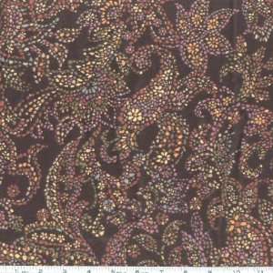   Flannel Large Paisley Brown Fabric By The Yard Arts, Crafts & Sewing
