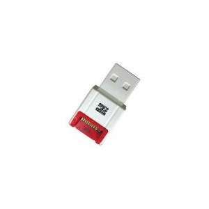  MicroSD, MicroSDHC & M2 Memory Card Reader   White/Red 
