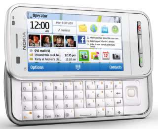 NEW* Unlocked Nokia C6 GSM White/Silver Smartphone 758478021231 