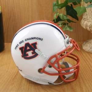  Schutt Auburn Tigers 1983 SEC Champions White Mini Helmet 