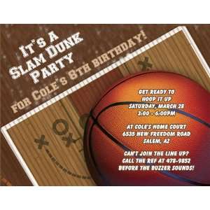  Basketball Birthday Party Invitations   Set of 20 Health 