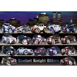 Import Street Cars Modified Rims Tuner SUV Poster 24 x 36 inches 