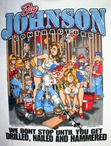 Big Johnson T Shirt Contractor  