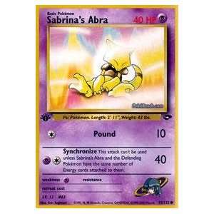    Pokemon   Sabrinas Abra (93)   Gym Challenge Toys & Games