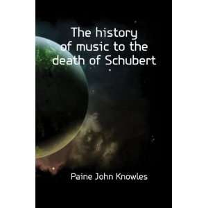  The history of music to the death of Schubert Paine John 