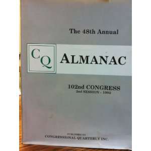  Congressional Quarterly Almanac 102nd Congress 2nd 