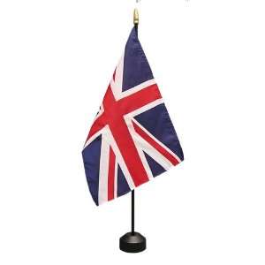  United Kingdom Flag 8X12 Inch Mounted E Gloss Patio, Lawn 
