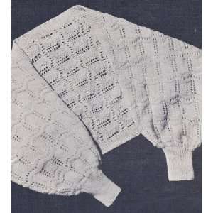  Vintage Knitting PATTERN to make   Shoulderette Shrug Bed 