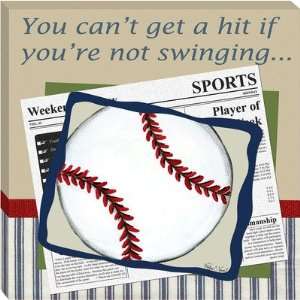  Baseball in the News Giclee