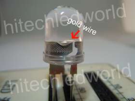 50 High Power 0.5W 5 chip 10mm UV LED Lamp Light 40Kmcd  