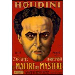 Magician Magic Houdini French Exhibition Mystery 12 X 16 Image Size 