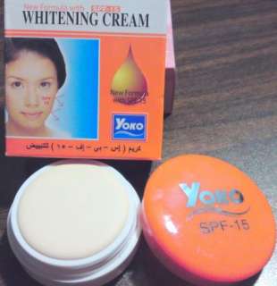 Yoko Whitening Cream Formula SPF 15 UV Protection  