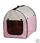 Pink Portable Dog Pet Kennel/House Carrier Crate Cage