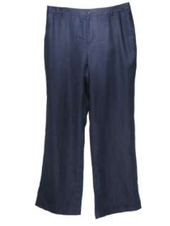   Ralph Lauren Indochine Navy Lined Linen Slacks Pants 14W Clothing