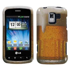   Optimus Q Slider HARD Protector Case Snap On Phone Cover Beer  