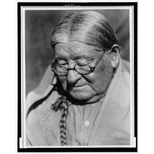  Henry,Wichita Indian Man,Glasses,c1927,Edward S Curtis 