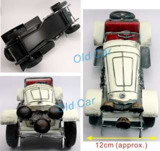 Old Toy Car Metal Half Hand Made Long 29.5cm 11.6 inch app 