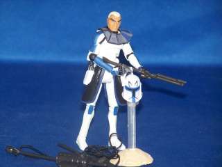STAR CLONE WARS CAPTAIN REX CW24 LOOSE COMPLETE  