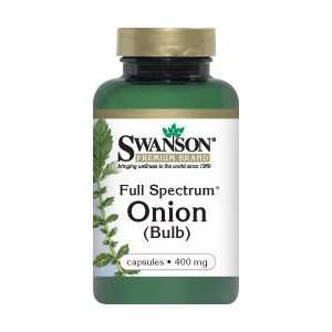   Spectrum Onion (Bulb) 400 mg 60 Caps by Swanson Premium Health