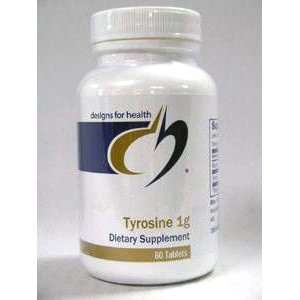  Designs for Health   Tyrosine 1g 60 tabs