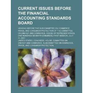  Current issues before the Financial Accounting Standards 