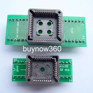 supplied with plcc32 and plcc44 converters