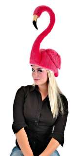 FLAMINGO HAT pink adult animal mens womens costume  