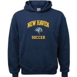 New Haven Chargers Navy Youth Soccer Arch Hooded Sweatshirt  