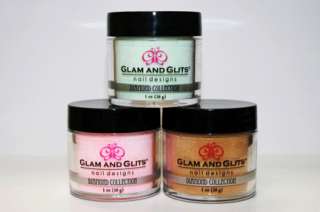 Organic Nail Prod  Diamond Acrylic Collection Glam&Glit  