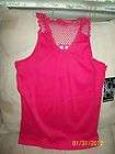 Ava & Grace Ladies Tank Top Shirt Petite Regular S M L Pink Black 