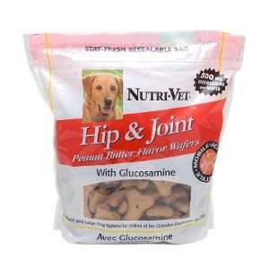  Nutri Vet Hip and Joint Wafers Peanut Butter    6 lbs 