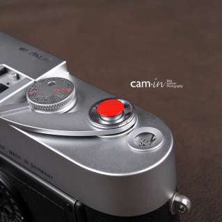Cam in Red Soft release shutter button Leica Contax Rollei Hasselblad 