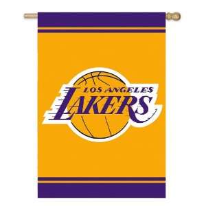  Los Angeles LA Lakers Applique House Flag Patio, Lawn 