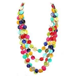 Summer Lovin Rainbow Shell Necklace 38