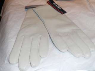 Fownes Thinsulate Genuine Leather Gloves,Ivory  