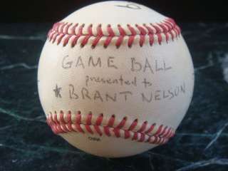 Signed Baseball Game Ball 4 21 99 Cubs Heat  