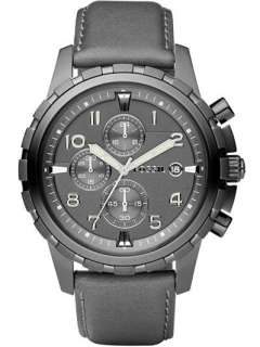 Mens Fossil Machine Chronograph Gray Dial Watch FS4544  