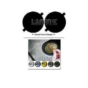   03 06) Fog Light Vinyl Film Covers by LAMIN X Gun Smoked Automotive
