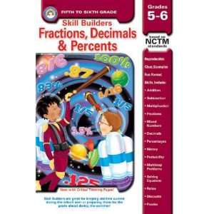    Skill Builders Fractions,Decimals,Percents 5   6 Toys & Games