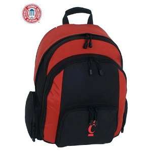 Mercury Luggage Cincinnati Bearcats Large Red & Black Ripstop Backpack