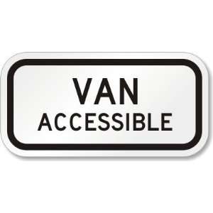 Van Accessible (Maryland) Engineer Grade Sign, 12 x 6
