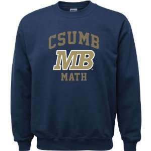 Cal State Monterey Bay Otters Navy Youth Math Arch Crewneck Sweatshirt 