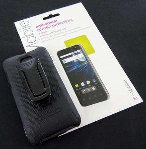 OEM BodyGlove LG Optimus 2X Black Hard Case+Clip+S/P  
