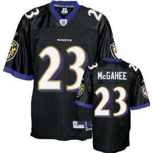 Willis McGahee Black Reebok NFL Premier Baltimore Ravens Jersey 