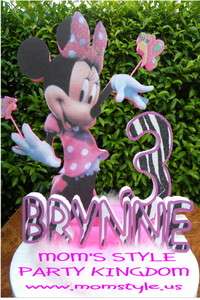 Minnie mouse Birthday Party Cake topper pkz w #  